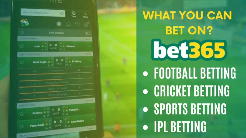 Bet365 Site India Review Betting Types